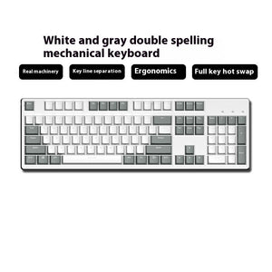 Unlock Your Gaming Potential with the Two Color Hot Swap Mechanical Gaming Keyboard